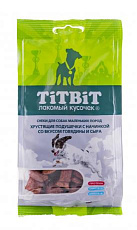 ТИТБИТ Хрустящие подушечки для мелких пород (Говядина и сыр)