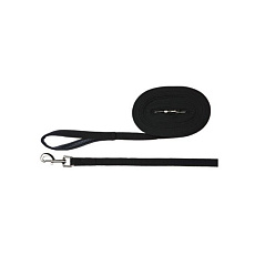 Trixie Хлопковый поводок Tracking Leads, черный