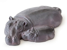 Exo Terra Остров для акватеррариума Cемья бегемотов