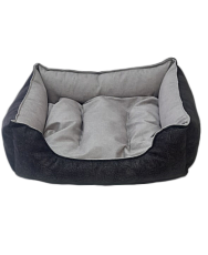 Happy Friends Лежанка Пухлик Черненое серебро