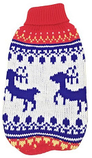 ДиАнКари Свитер синий с оленями