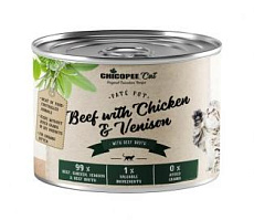 Chicopee Kitten (Паштет с говядиной, курицей и олениной)