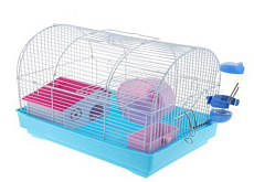 Panama Pet Клетка для грызунов, бело-голубая