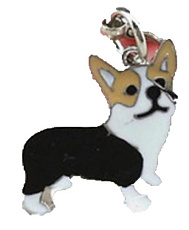 ДиАнКари Подвеска породы Вельш-корги (черный)