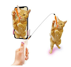 Игрушка Чудо-палка 2 в 1 для забавных видео с питомцем 