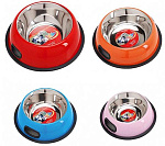 Георпласт Миска металлическая цветная с держателем