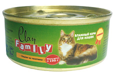 Clan Family Паштет из телятины для кошек