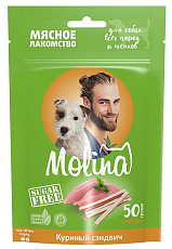Molina Лакомство для собак Куриный сэндвич
