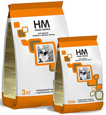 "НМ" для щенков средних и мелких пород (Цыпленок и рис)