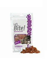 Brit Лакомство Let's Bite Chicken Bites (Куриные кусочки), 80 г