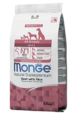 Monge Dog Speciality Adult All Breeds (Говядина, рис)