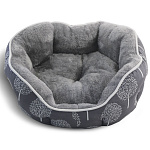 Triol Лежанка овальная Сказочный лес, серая