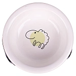 Mr.Kranch Миска на подставке Овечка, белая