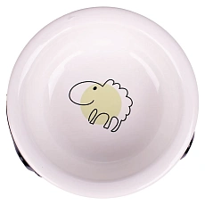 Mr.Kranch Миска на подставке Овечка, белая