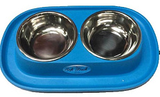 Георпласт Крепление миски "Soft touch inox" double