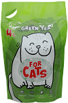 FOR CATS Наполнитель силикагелевый (зеленый чай)