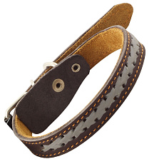 Ошейник "Гамма" "Коса со светоотраж. элементами"