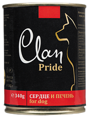 Clan Pride Консервы Говяжье сердце и печень