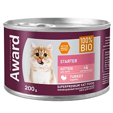 Award Kitten Starter Паштет (Индейка)