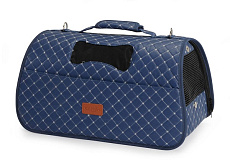 CAMON Переноска стеганая синяя