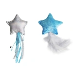 Pet Park Игрушка для кошек Звездочки с перьями и лентами