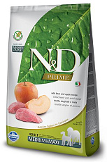 Farmina N&D Prime GF Adult Medium & Maxi (Кабан и яблоко)