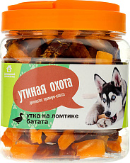 Домашний деликатес "Утиная охота" (утка на ломтике батата)