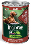 Monge Консервы BWild GF All Breeds Adult (Ягненок, тыква, цукини)