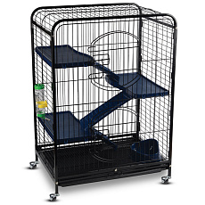 Triol Клетка C2-2 для мелких животных, черный металлик