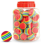 Triol 3821 Игрушка Мячик полосатый, красный