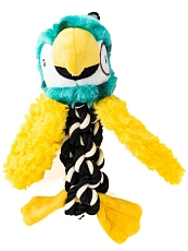 Elder Club Игрушка для собак Попугай с канатом