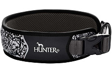 Hunter Ошейник Divo Reflect, серо-черный