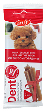 ТИТБИТ Жевательный снек DENT со вкусом говядины для мини пород