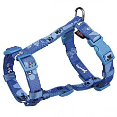 Trixie Шлея Modern Art H-Harness Woof Blue