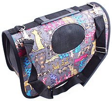 Котики Собачки сумка-переноска "Cats Silver"