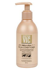 Бальзам-кондиционер Doctor VIC "Шелк и блеск" для длинношерстных собак и кошек