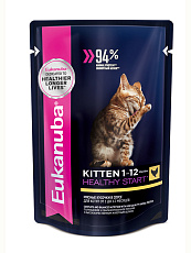 Eukanuba Kitten Healthy Start (Курица в соусе)