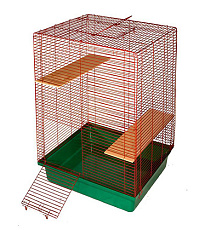 Клетка для шиншилл, 2 этажа