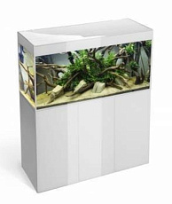 Aquael Аквариум Glossy 120 + тумба, белый