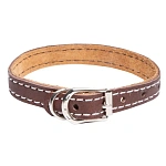 Gamma Ошейник кожаный двойной