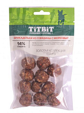 ТИТБИТ Фрикадельки из говядины с морковью для собак