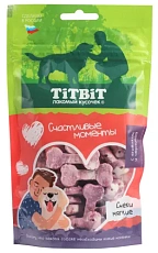 ТИТБИТ Снеки мягкие с ягненком и черникой Счастливые моменты