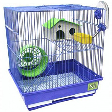 Клетка для хомяка 425, 2-ух этажная, 35х28х37 см