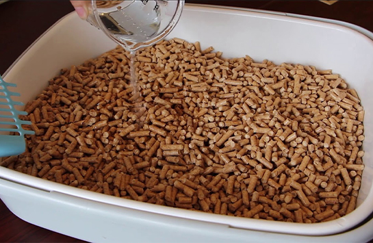 Древесный наполнитель для кошек